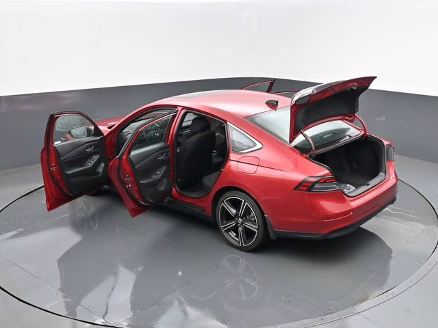 2024 Red Honda Accord Hybrid Sport FWD Sedan
