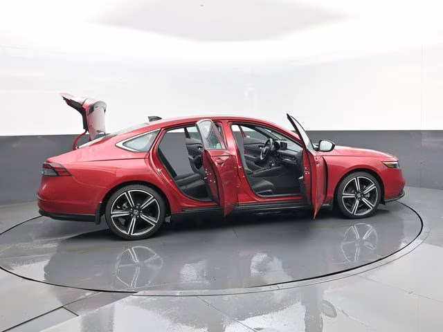 2024 Red Honda Accord Hybrid Sport FWD Sedan
