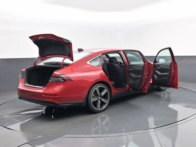 2024 Red Honda Accord Hybrid Sport FWD Sedan