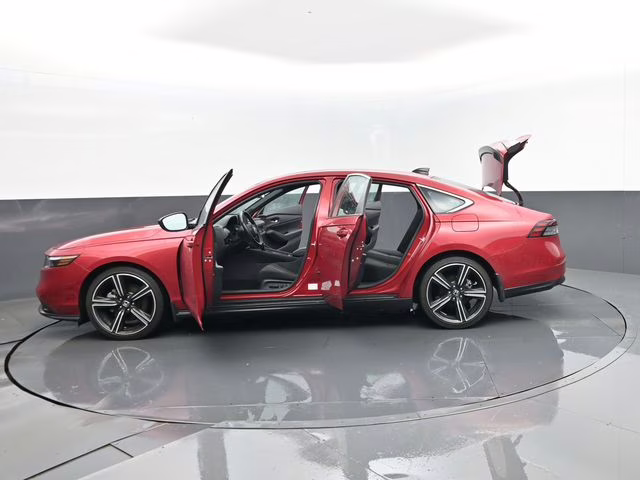 2024 Red Honda Accord Hybrid Sport FWD Sedan