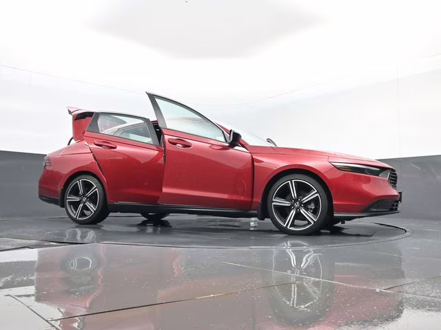 2024 Red Honda Accord Hybrid Sport FWD Sedan