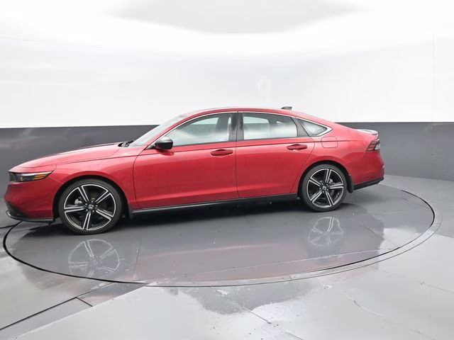 2024 Red Honda Accord Hybrid Sport FWD Sedan