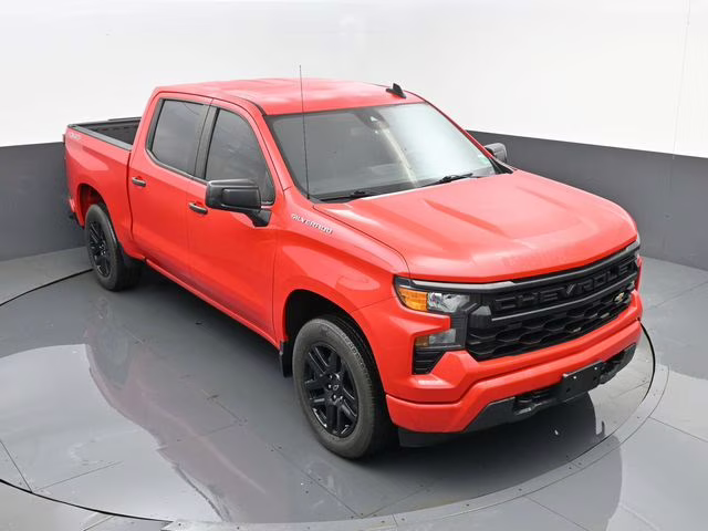 2023 Red Hot Chevrolet Silverado 1500 Custom 4X4 Truck