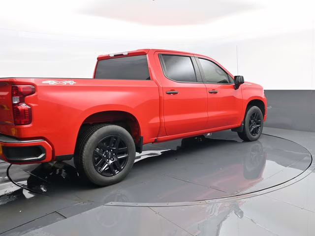 2023 Red Hot Chevrolet Silverado 1500 Custom 4X4 Truck
