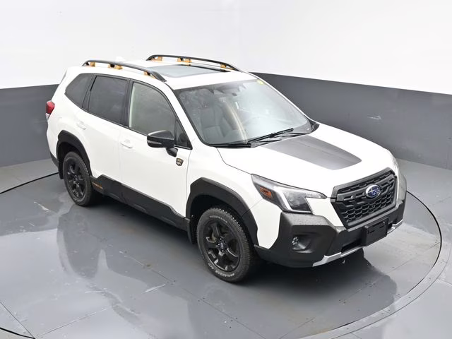 2023 Crystal White Pearl Subaru Forester Wilderness AWD SUV