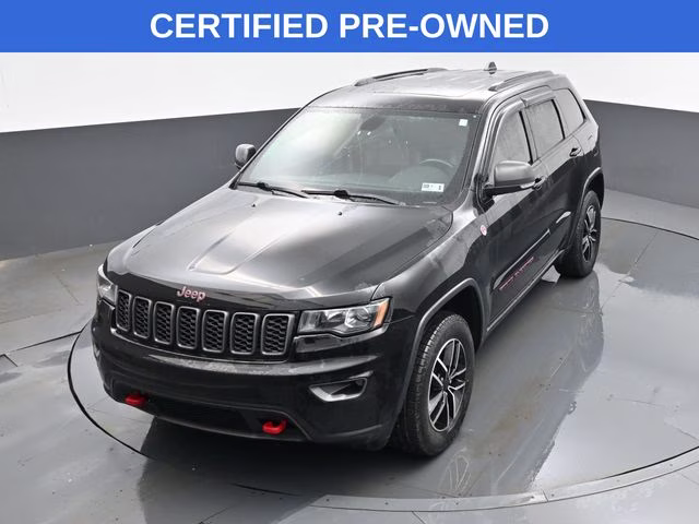 2020 Diamond Black Crystal Pearlcoat Jeep Grand Cherokee Trailhawk 4X4 SUV