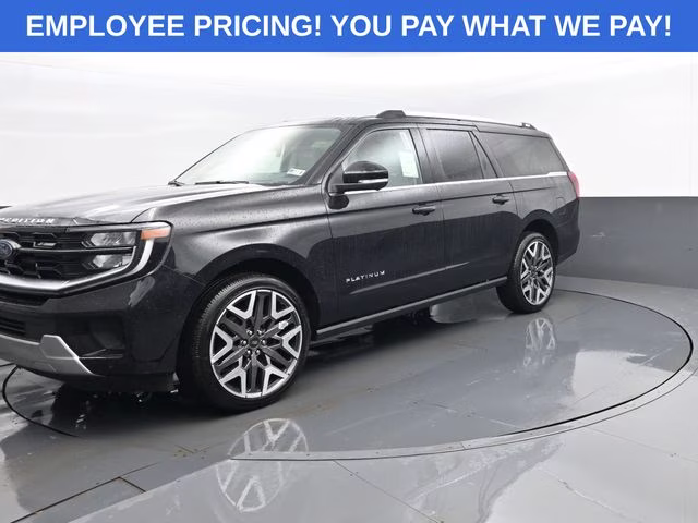 2026 Black Metallic Ford Expedition Max Platinum 4X4 SUV