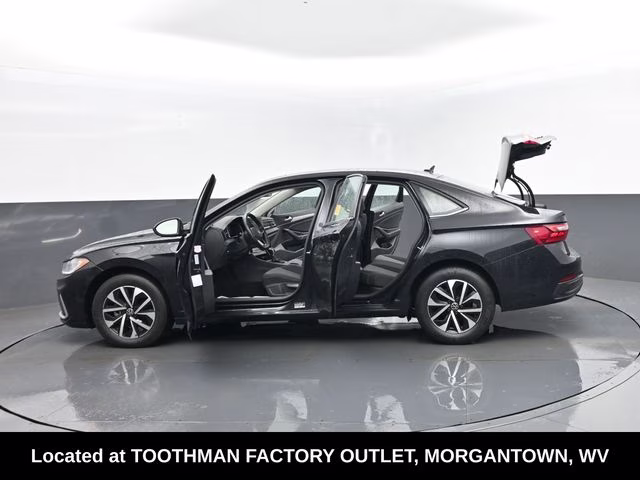 2025 Black Volkswagen Jetta 1.5T S FWD Sedan