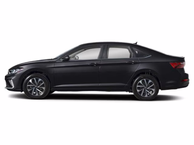 2025 Black Volkswagen Jetta 1.5T S FWD Sedan