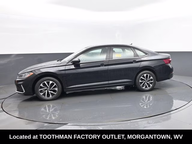 2025 Black Volkswagen Jetta 1.5T S FWD Sedan