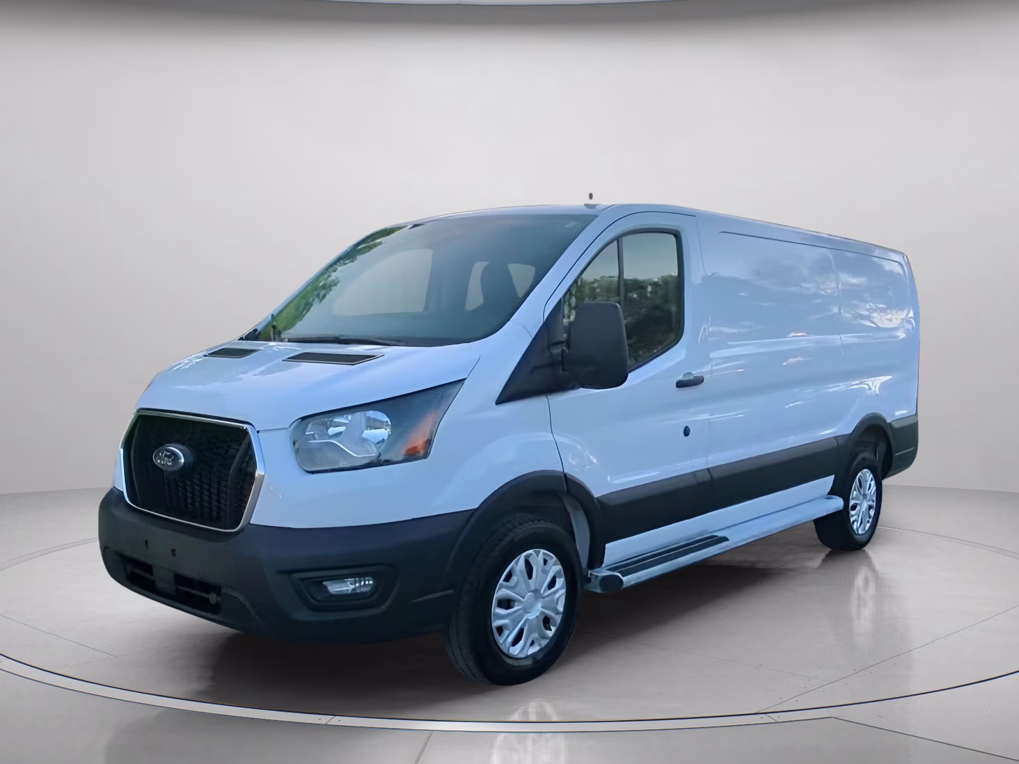 2025 Oxford White Ford Transit Cargo Van RWD Van