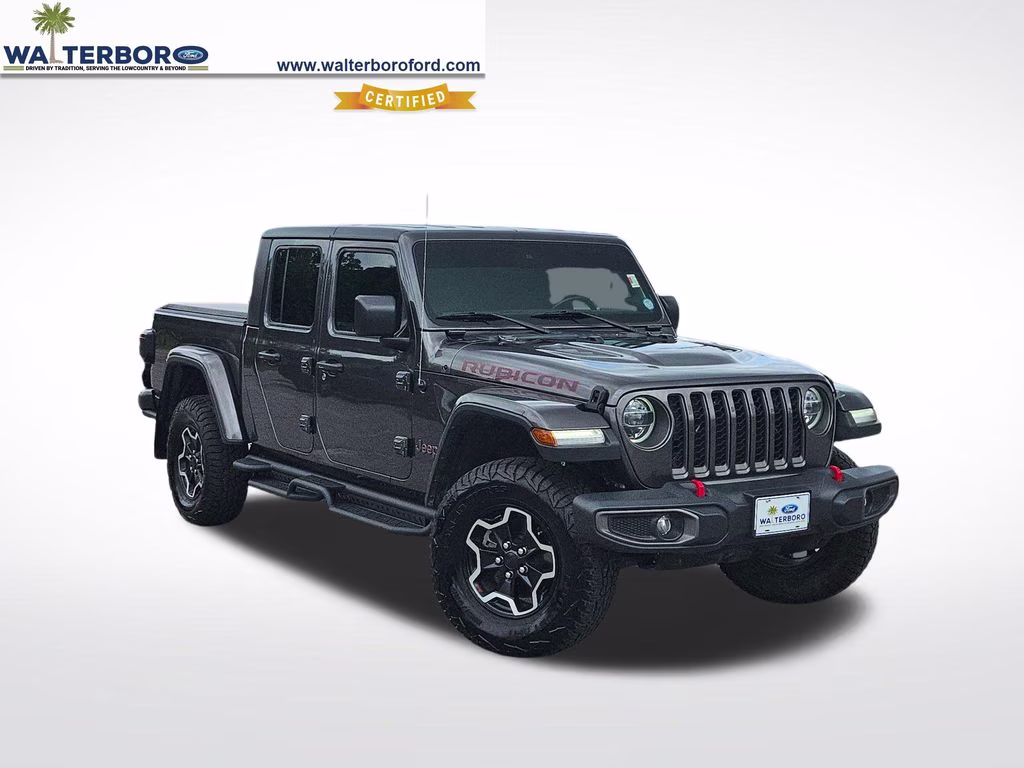 2020 Granite Crystal Metallic Clearcoat Jeep Gladiator Rubicon 4X4 Truck