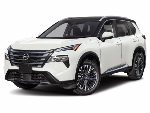 2026 Everest White Pearl/Super Black Nissan Rogue Platinum AWD SUV