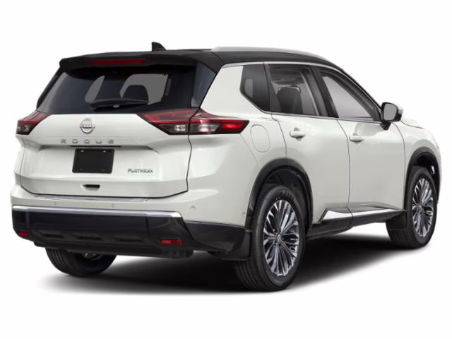 2026 Everest White Pearl/Super Black Nissan Rogue Platinum AWD SUV
