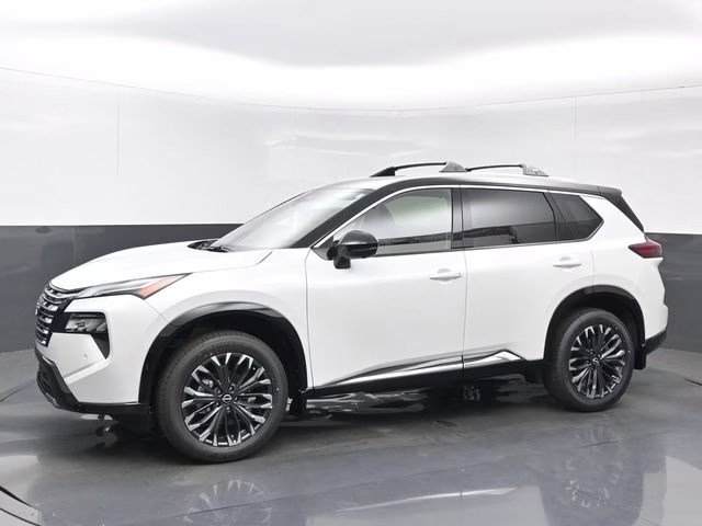 2026 Everest White Pearl/Super Black Nissan Rogue Platinum AWD SUV