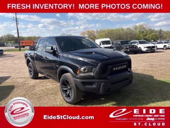 2021 Diamond Black Crystal Pearlcoat Ram 1500 Warlock 4X4 Truck