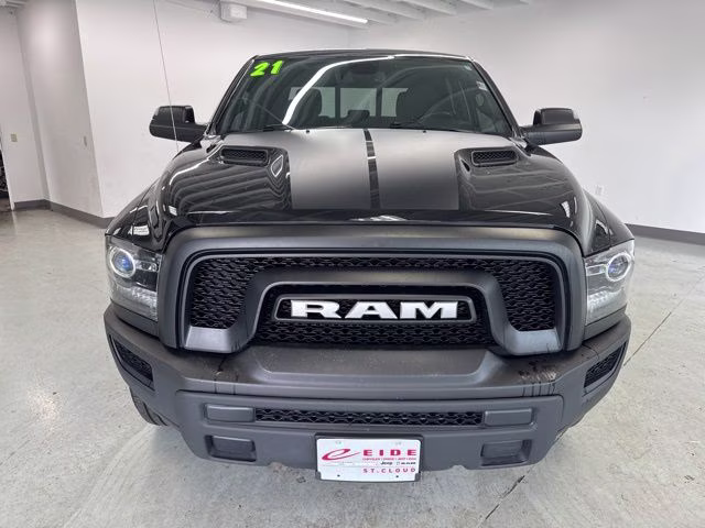 2021 Diamond Black Crystal Pearlcoat Ram 1500 Warlock 4X4 Truck
