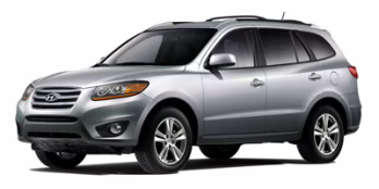 2012 Red Hyundai Santa Fe GLS FWD SUV