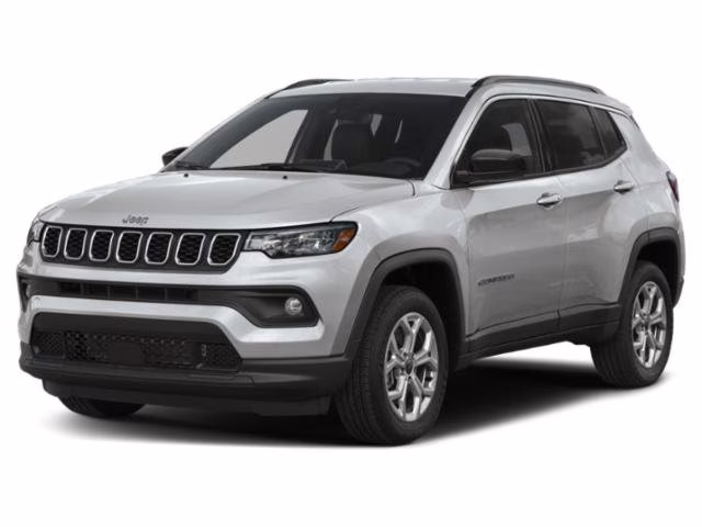 2026 Bright White Clearcoat Jeep Compass Latitude Altitude 4X4 SUV