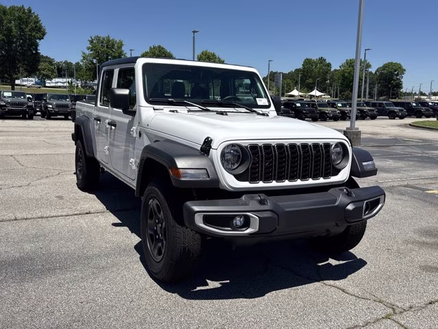 2026 Bright White Clearcoat Jeep Gladiator Sport 4X4 Truck