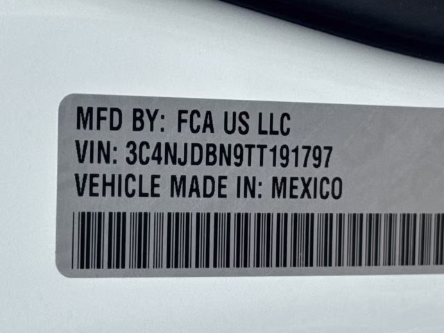 2026 Bright White Clearcoat Jeep Compass Latitude Altitude 4X4 SUV