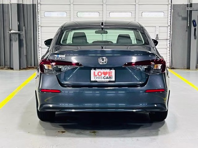 2025 Gray Metallic Honda Civic LX FWD Sedan