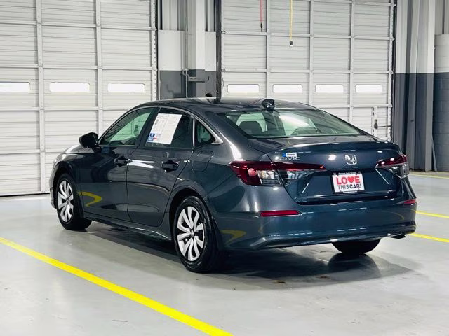 2025 Gray Metallic Honda Civic LX FWD Sedan