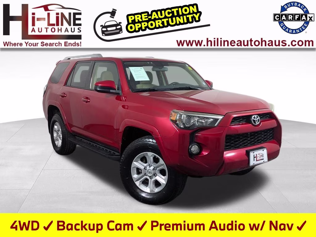 2014 Barcelona Red Metallic Toyota 4Runner SR5 4X4 SUV