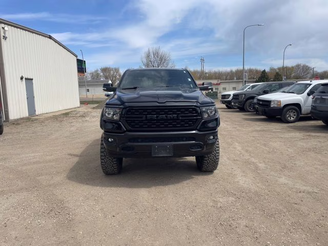 2022 Diamond Black Crystal Pearlcoat Ram 1500 Big Horn/Lone Star 4X4 Truck