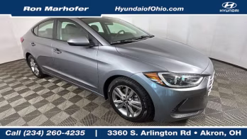 2018 Gray Hyundai Elantra SEL FWD Sedan