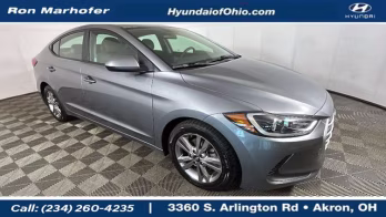 2018 Gray Hyundai Elantra SEL FWD Sedan
