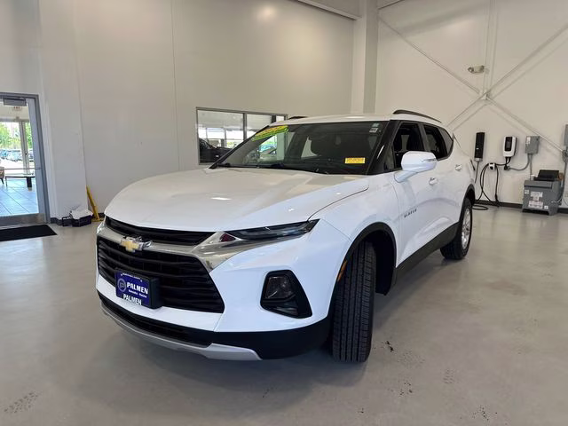 2021 Summit White Chevrolet Blazer LT FWD SUV