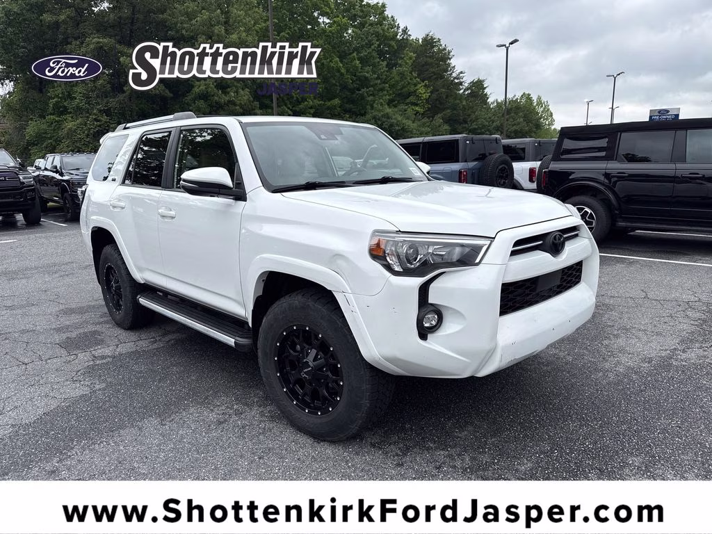 2022 White Toyota 4Runner SR5 Premium 4X4 SUV