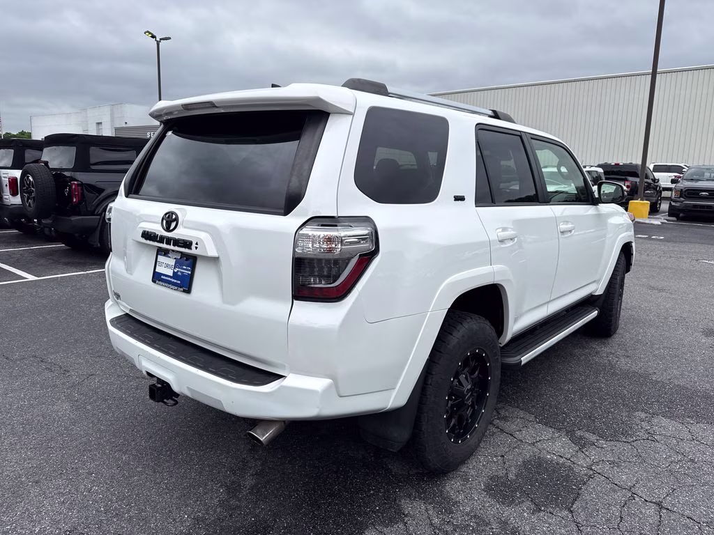 2022 White Toyota 4Runner SR5 Premium 4X4 SUV