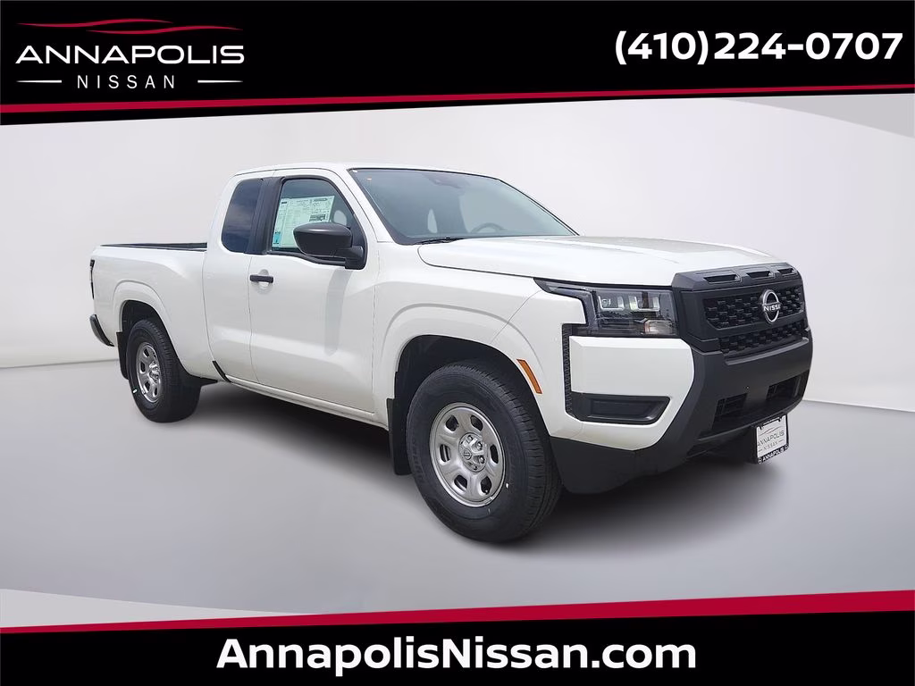 2026 Glacier White Nissan Frontier S RWD Truck
