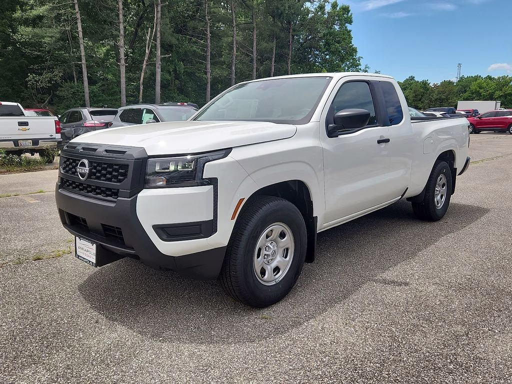 2026 Glacier White Nissan Frontier S RWD Truck