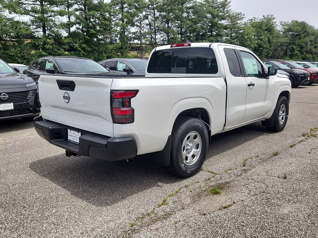 2026 Glacier White Nissan Frontier S RWD Truck