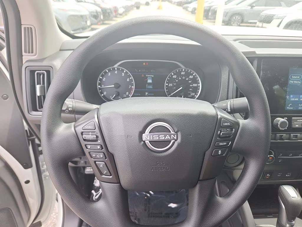 2026 Glacier White Nissan Frontier S RWD Truck