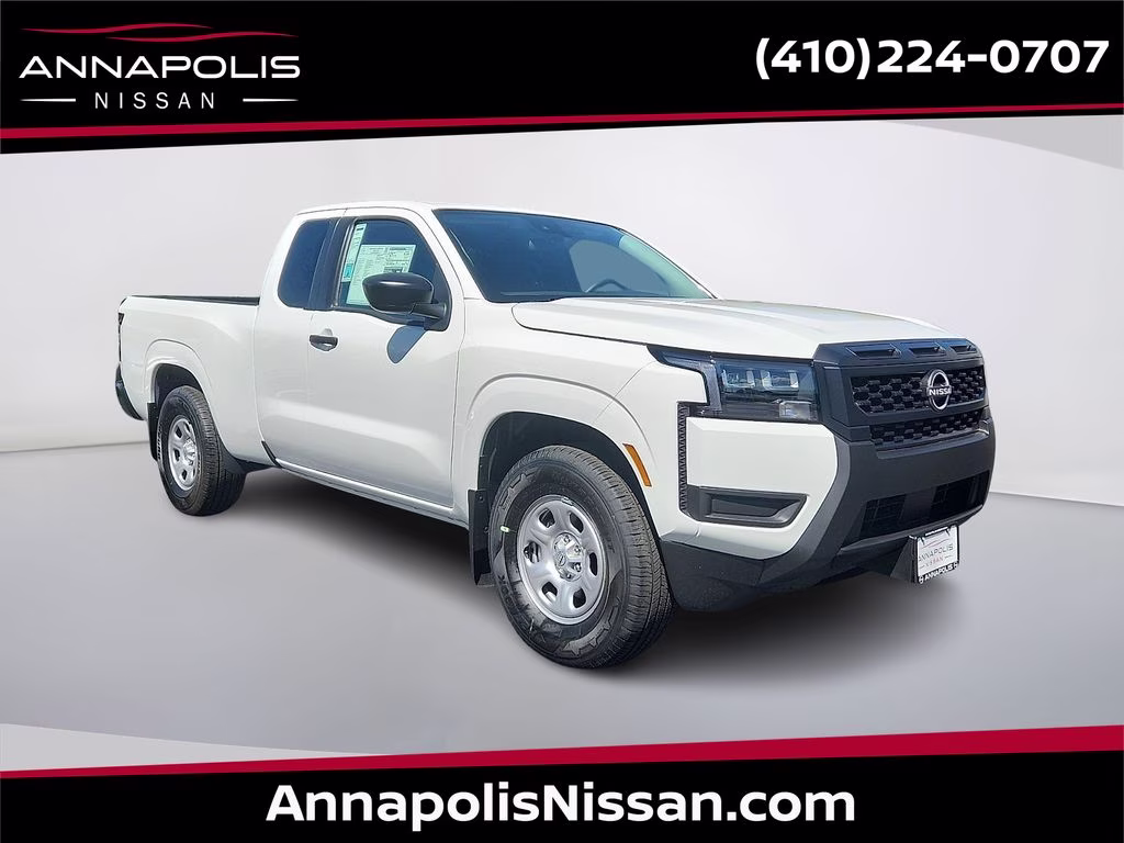 2026 Glacier White Nissan Frontier S RWD Truck