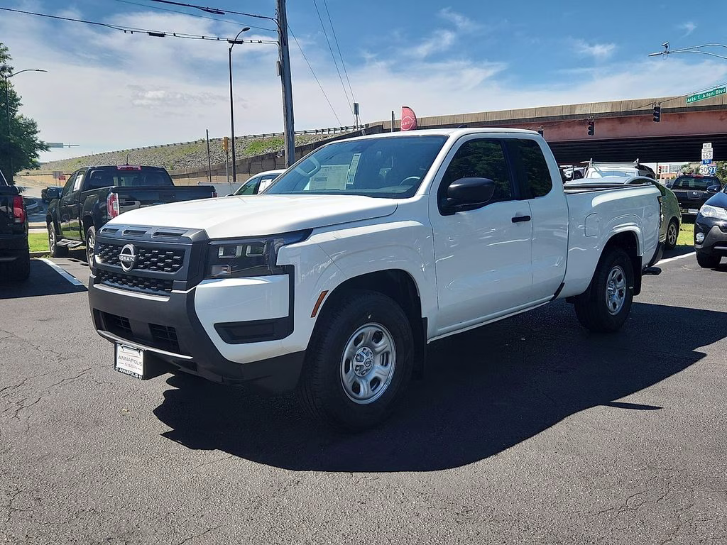 2026 Glacier White Nissan Frontier S RWD Truck