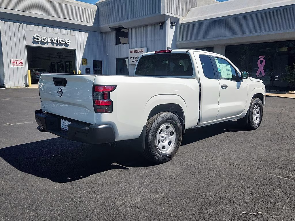 2026 Glacier White Nissan Frontier S RWD Truck