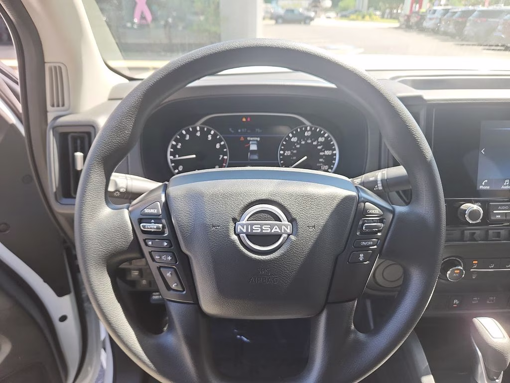 2026 Glacier White Nissan Frontier S RWD Truck