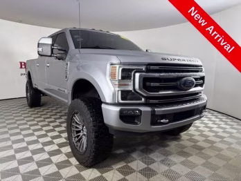 2022 Silver Metallic Ford Super Duty F-250 SRW Platinum 4X4 Truck