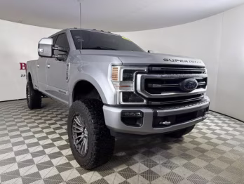 2022 Silver Metallic Ford Super Duty F-250 SRW Platinum 4X4 Truck