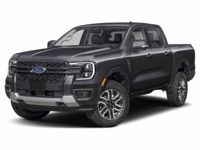 2024 Shadow Black Ford Ranger Lariat 4X4 Truck