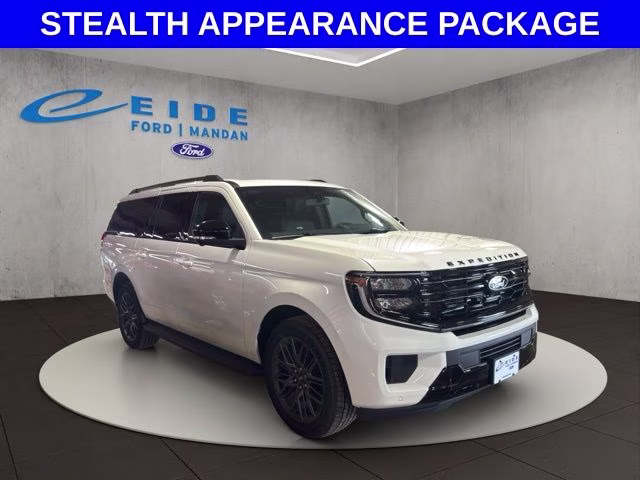 2026 Star White Metallic Tri-Coat Ford Expedition Max Platinum 4X4 SUV
