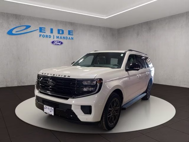 2026 Star White Metallic Tri-Coat Ford Expedition Max Platinum 4X4 SUV