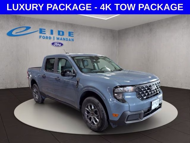2026 Azure Gray Metallic Tri-Coat Ford Maverick XLT AWD Truck