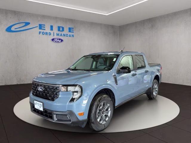 2026 Azure Gray Metallic Tri-Coat Ford Maverick XLT AWD Truck