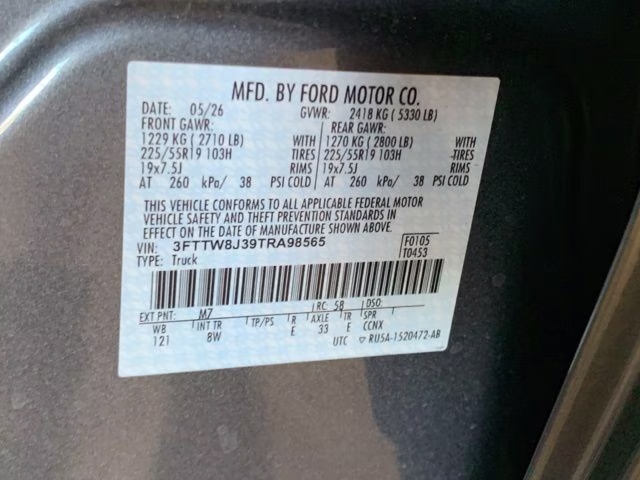 2026 Carbonized Gray Metallic Ford Maverick XLT AWD Truck